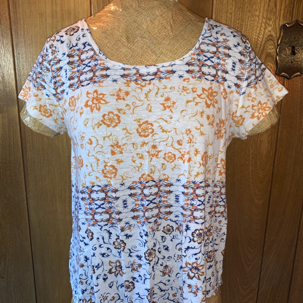 Lightweight Lucky Brand Short Sleeve Top